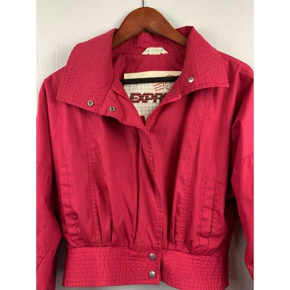 Vintage Express Womens Cropped Jacket Size M - Picture 2 of 6